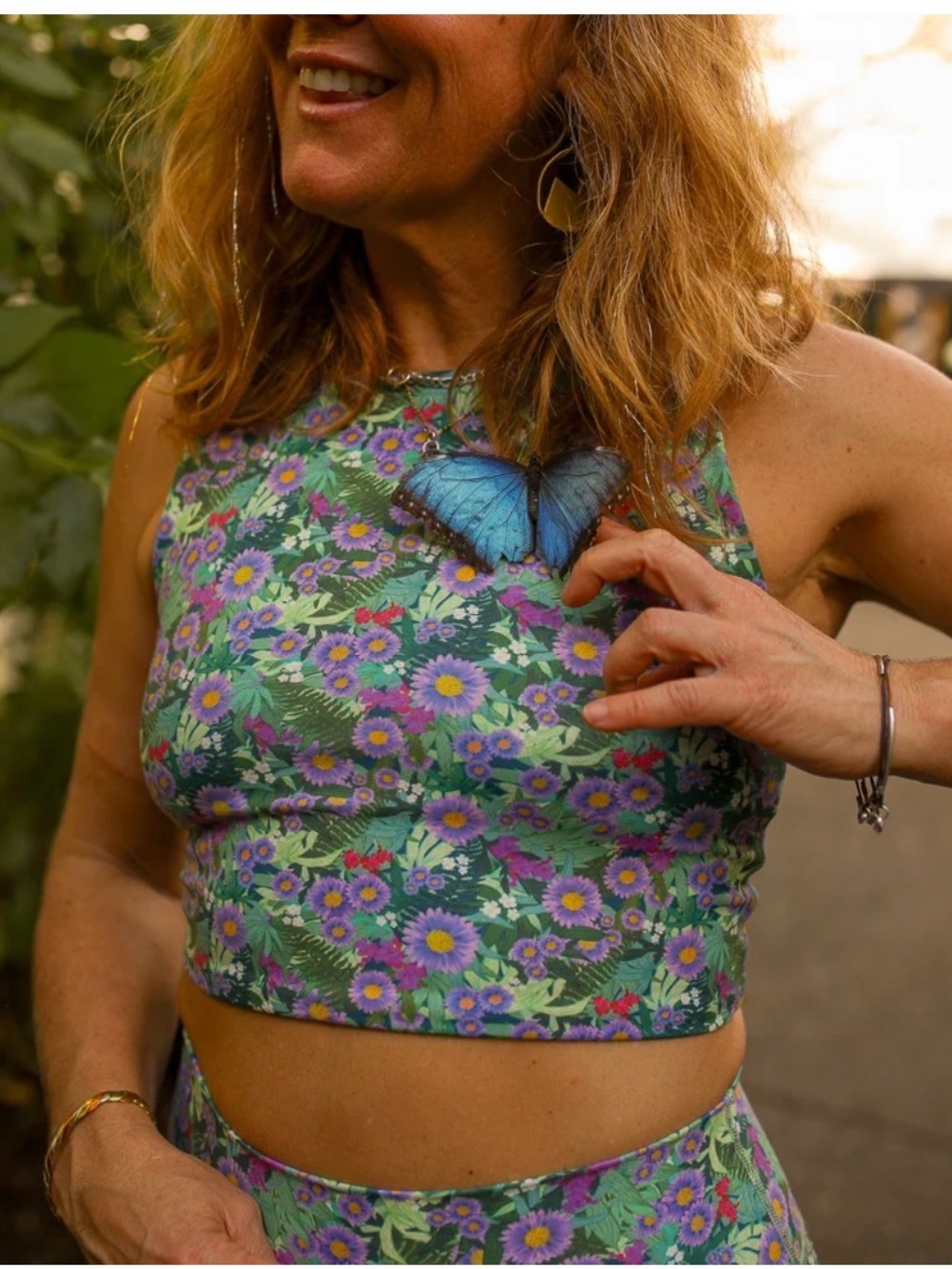 YOUER Push On Crop Top | Asterpiece/Blueprint